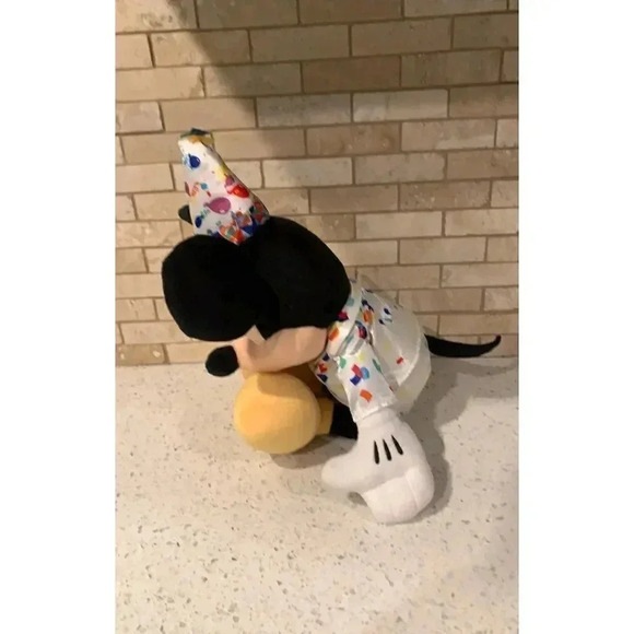Rare Mickey Mouse Plush 90th Anniversary Birthday Outfit Disney Parks b25 - Picture 2 of 6